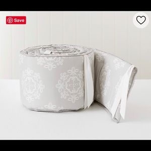 Pottery Barn Kids Genevieve Crib Bumper